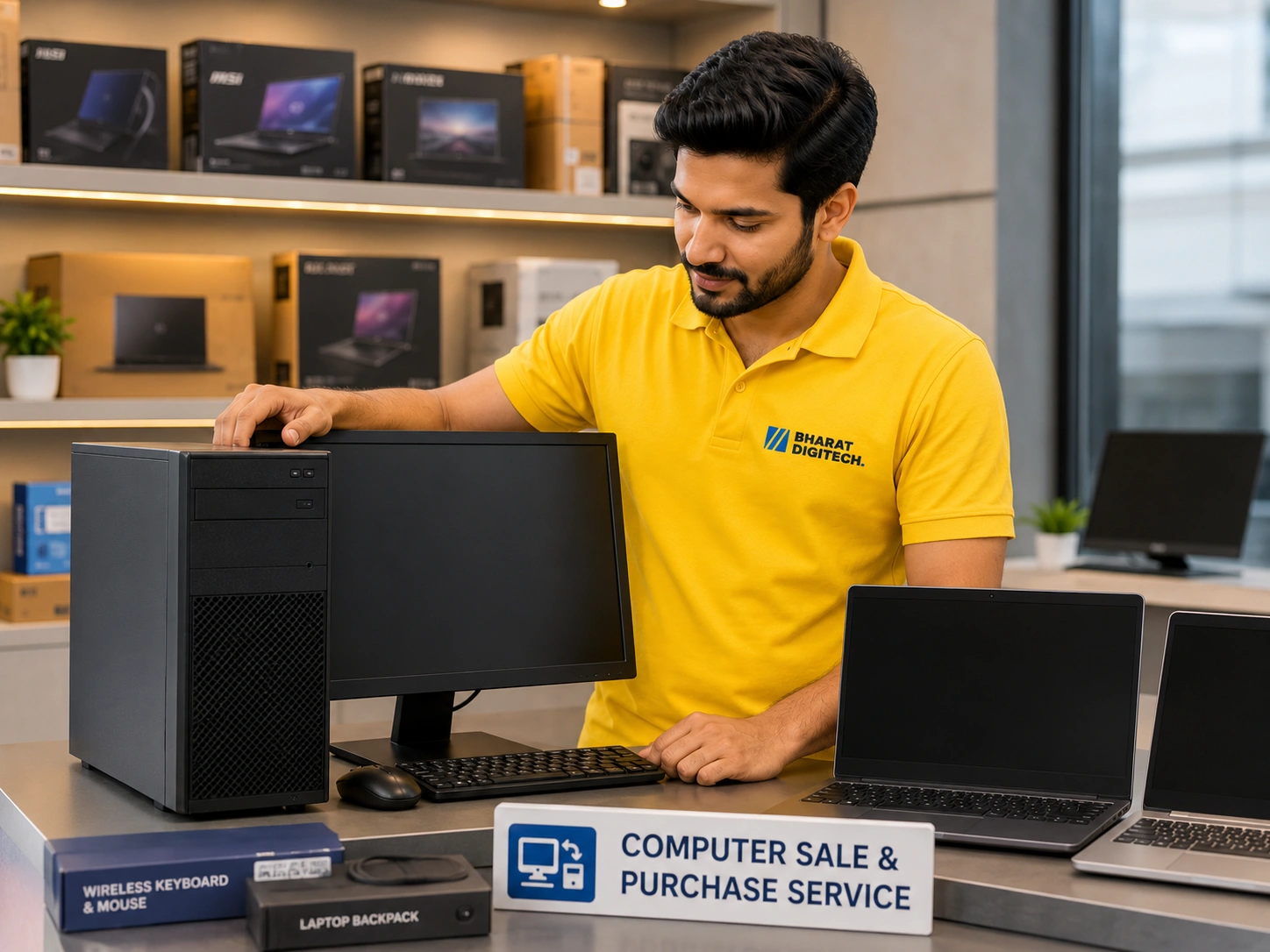 Computer Sale Purchase support by Bharat Digitech